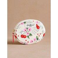 Cath Kidston Ovl Cn Pur Ecru Cherry - Ecru Cherry Zipped Purse