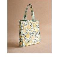 Cath Kidston Qlt Bb Yellow Strawberry Garden - Floral Large Bookbag - Yellow