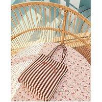 Cath Kidston Cherry Stripe Large Book Bag - Red