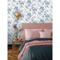 Rasch Amelie Chinoiserie Wallpaper In White/Blue