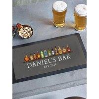 Love Abode Personalised Spirit Bar Mat