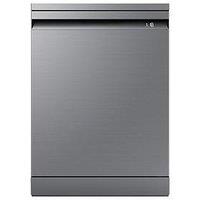 Samsung Series 6 Dw60Dg760Fslu4 Freestanding 60Cm Dishwasher With Water Jet Clean & Smart Things, 14 Place Settings - Dark Silver