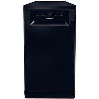 Hotpoint Hp2Fe10Cs90Buk Freestanding Slimline Dishwasher - Black