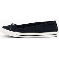 Converse Girls Dainty Ballerina Pumps - Black