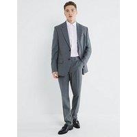 River Island Tailored Kez Suit Jacket - Grey