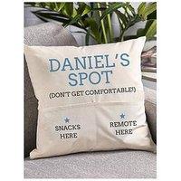 Love Abode Personalised Coloured Spot Pocket Cushion
