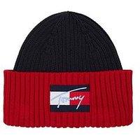 Tommy Hilfiger Kids Script Flag Beanie - Multi