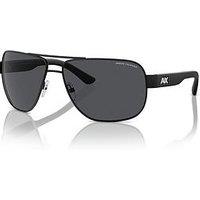 Armani Exchange 0Ax2034S Pilot Sunglasses- Black