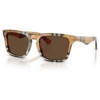 Burberry 0Be4434 Square Sunglasses-Tan