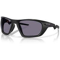 Oakley Lateralis Rectangle Sunglasses- Black