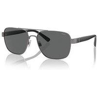 Polo Ralph Lauren 0Ph3154 Pillow Sunglasses- Grey