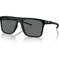 Ferrari Scuderia 0Fz6006 Square Sunglasses- Black