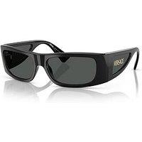 Versace 0Ve4482 Pillow Sunglasses- Black
