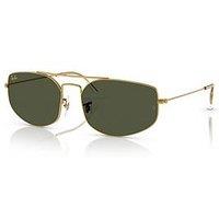 Ray-Ban Explorer 5 Irregular Sunglasses-Gold