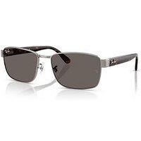 Ray-Ban 0Rb3750 Square Sunglasses- Tortoise