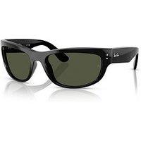 Ray-Ban Balorama Xl Pillow Sunglasses- Black