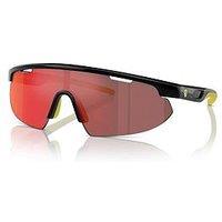 Scuderia Ferrari Ferrari Scuderia 0Fz6004U Irregular Sunglasses-Black/Yellow