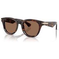 Burberry 0Be4439 Round Sunglasses- Tortoise