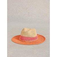 White Stuff Colour Block Fedora