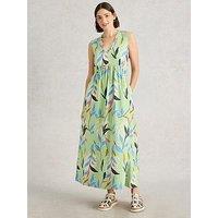 White Stuff Archer Jersey Maxi Dress - Green