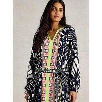 White Stuff Liv Midi Dress - Navy