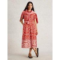 White Stuff Rua Jersey Shirt Dress