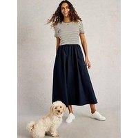 White Stuff Shay Poplin Midi Dress