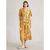 White Stuff Lucy Midi Dress - Beige