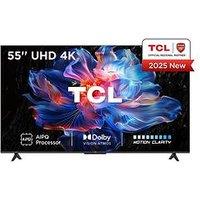 Tcl 55V6C, Direct Led Tv, 4K Hdr Tv, Smart Tv Powered By Google Tv