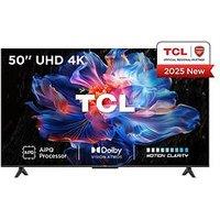 Tcl 50V6C, Direct Led Tv, 4K Hdr Tv, Smart Tv Powered By Google Tv