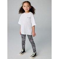 Smallsaints Girls T-Shirt And Leggings Set - Grey
