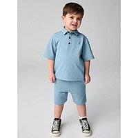 Smallsaints Baby Boys Top & Short Sets - Blue