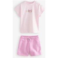 Ted Baker Butterfly Top & Short Set - Pink