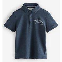 Ted Baker Graphic Polo Shirt - Navy
