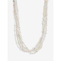 Jon Richard Gold Plated Semi Precious Multi Row Twisted Necklace