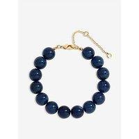 Mood Gold Blue Lapis Orb Magnetic Bracelet