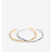 Inicio Two Tone Cuffs - Pack Of 2 - Gift Pouch