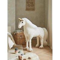 Cuddleco Standing Unicorn Stuffed Animal - Gold Dust