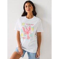 V By Very Oversized Graphic Lobster Tee