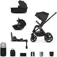 Venicci Upline 2 - 3In1 Bundle Plus Tiago Beige Car Seat And 360 Base - All Black