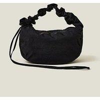 Accessorize Ruched Sling Bag - Black