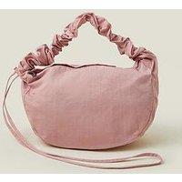 Accessorize Ruched Sling Bag - Pink