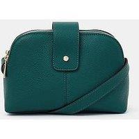 Accessorize Double Zip Flap X Body Bag - Teal