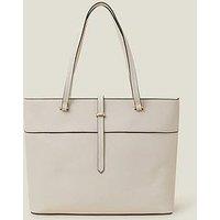 Accessorize Georgia Tote Bag - Cream
