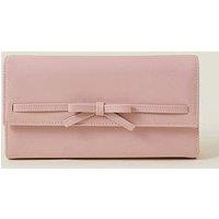 Accessorize Bow Clutch - Nude