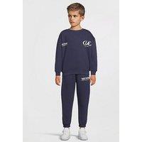 V By Very Boys Sweat And Jogger Set - Navy