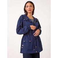Roman Shower Resistant Rain Jacket - Navy