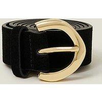 Accessorize Suede Belt - Black