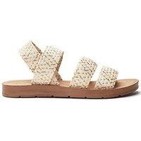Moda In Pelle Kyomi Multi Strap Sandals - Cream