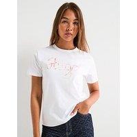 Hugo Damacia Logo T-Shirt - White